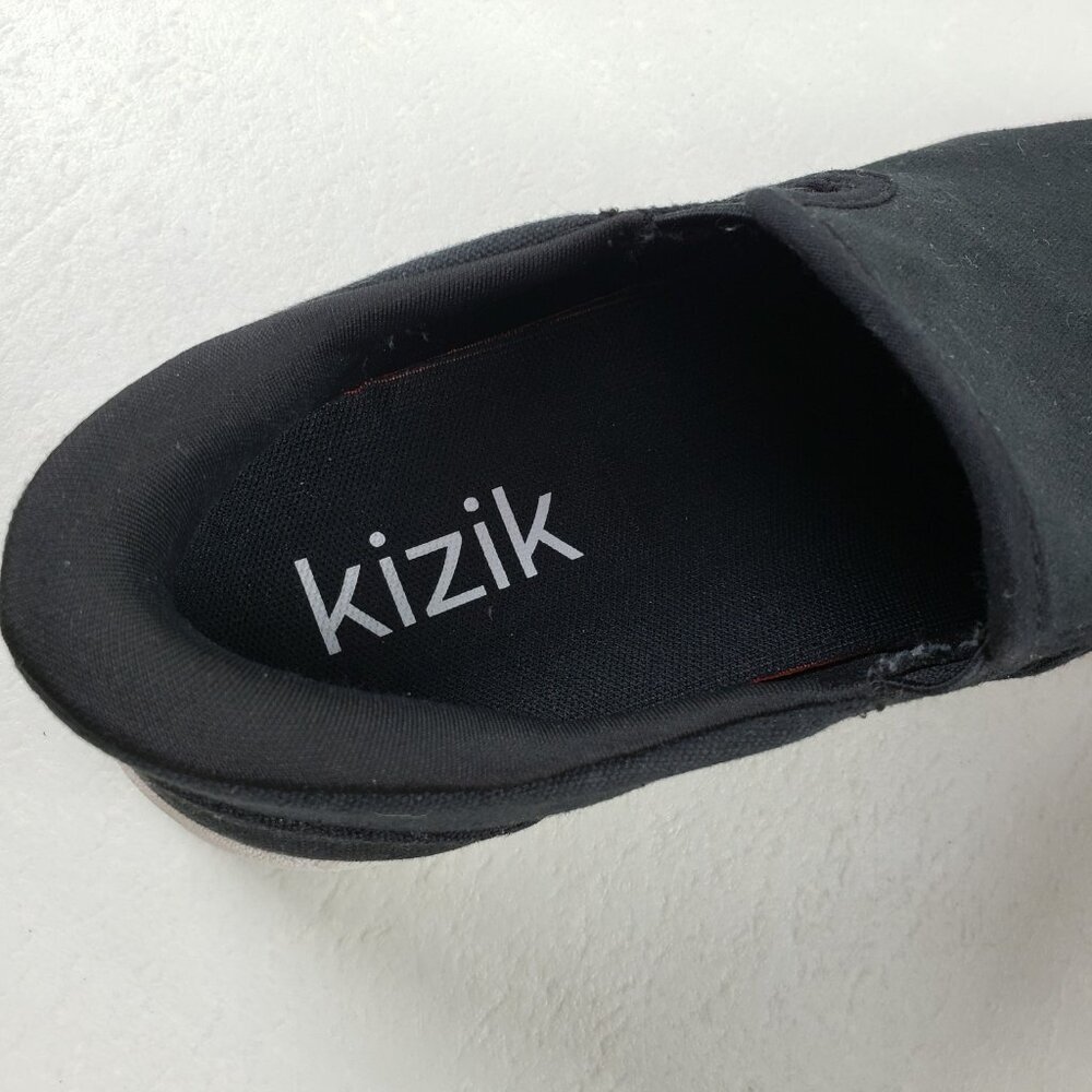 Kizik Venice Slip On Shoe Womens 7.5 Black Canvas Hands Free Casual Sneaker - Picture 10 of 11